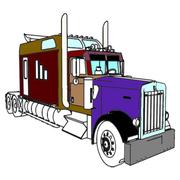 American Trucks Coloring