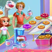 Annie Cooking Donuts