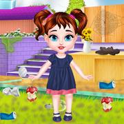 Baby Taylor Backyard Cleaning