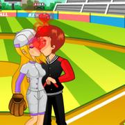 Baseball Kissing