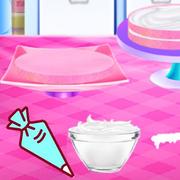 Cherry Blossom Cake Cooking