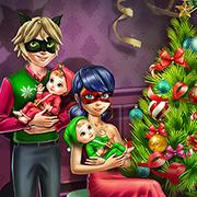 Dotted Girl Family Christmas