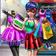 Dotted Girl Realife Shopping