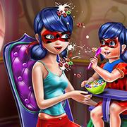 Dotted Girl Toddler Feed