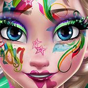 Elsa New Year Makeup