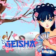 Geisha Make Up And Dress Up