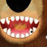 Girl And The Bear Dentist Game