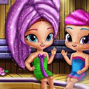 Glittery Genies Realife Sauna