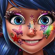 Ladybug Glittery Makeup