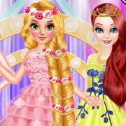 Long Hair Princess Prom