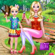 Mommy And Daughter Summer Day 2