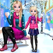 Mommy Elsie Winter Day