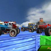 Monster Truck Stunts Sky Driving