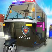 Police Auto Rickshaw Game 2020