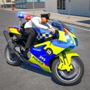 Police Bike Stunt Race Game