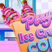 Pony Ice Cream Cone
