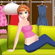 Pregnant Anne Dressing Room