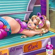 Pregnant Princess Tanning Solarium H5