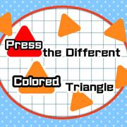Press The Different Colored Triangle