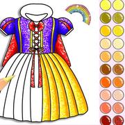 Princess Glitter Coloring