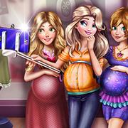 Princesses Pregnant Selfie