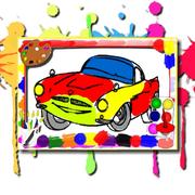 Racing Cars Coloring Book