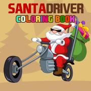 Santa Driver Coloring Book