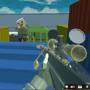 Shooting Blocky Combat Swat Gungame Survival