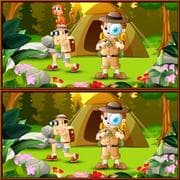Spot 5 Differences Camping