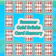 Summer Cold Drinks Card Memory