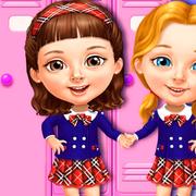 Sweet Baby Girl Cleanup Messy School