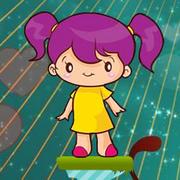 Valentine Girl Jumping